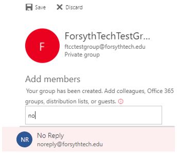 add member's email