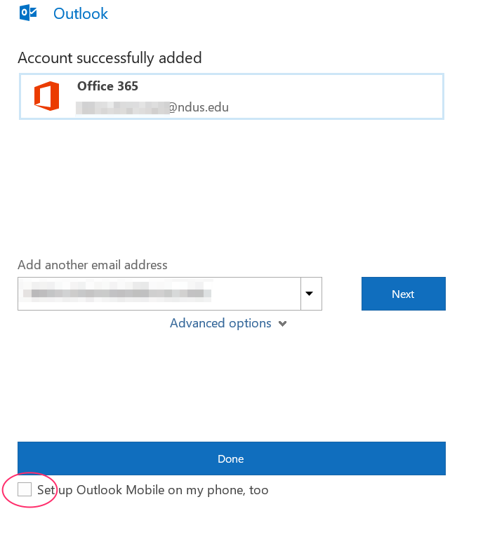 Outlook Mobile Checkbox