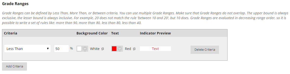 Setting Color by Grade Range