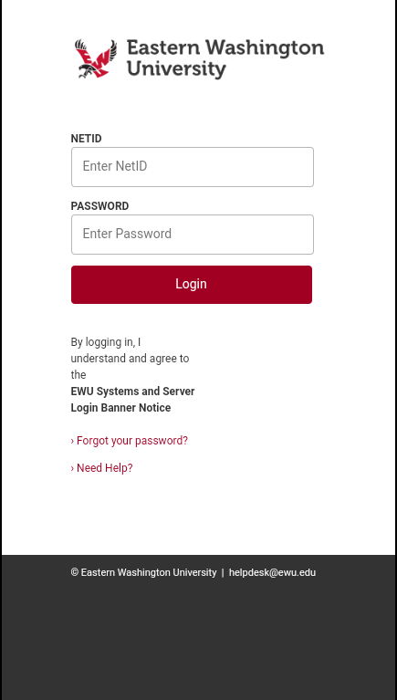 Android Outlook EWU SSO Login