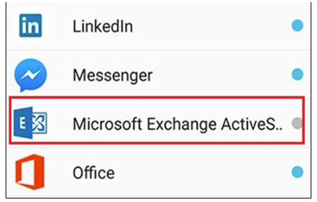 Microsoft Exchange Account