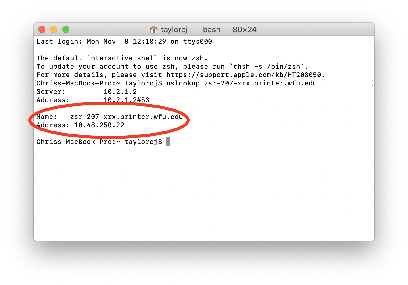 Acrobatiek toxiciteit procent Lookup Printer IP Address on Mac OS X | AskDeac