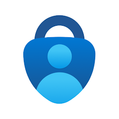 A blue padlock. The keyhole is white and looks like the head and shoulders of a person