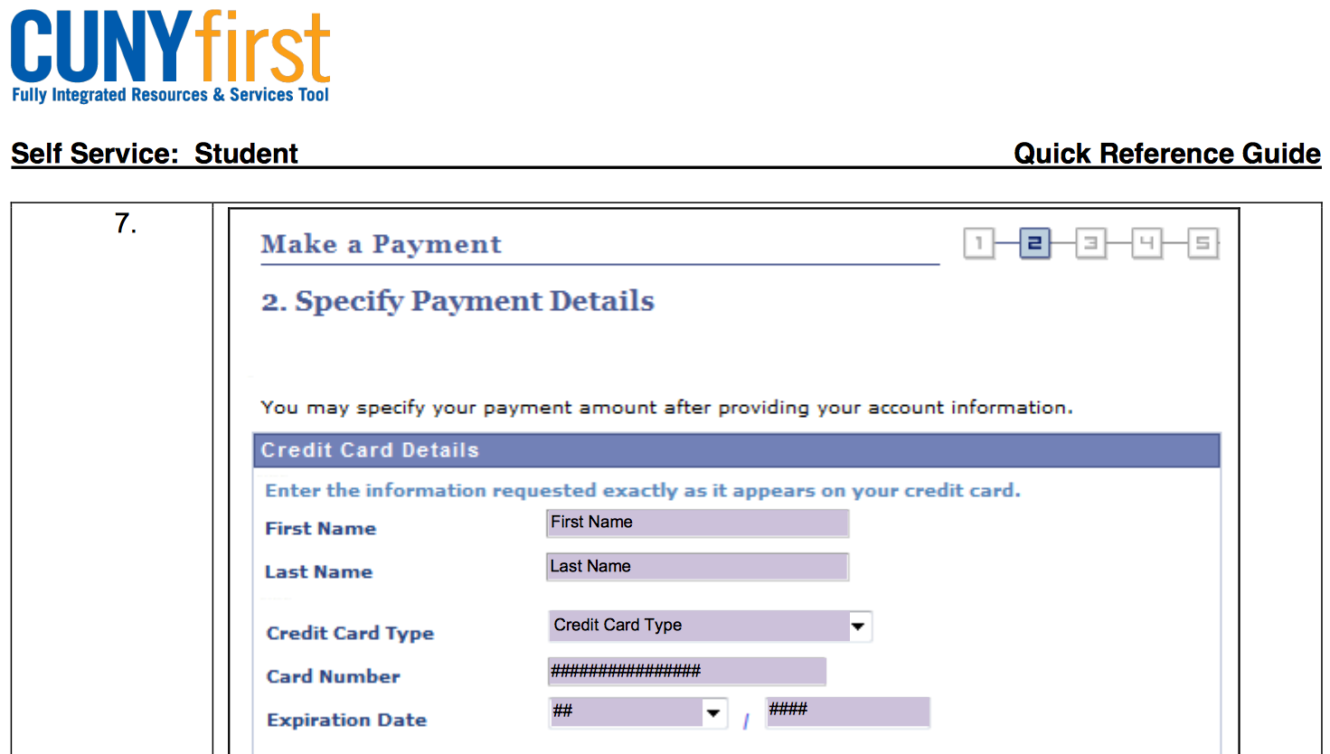 Make an Online Payment 4