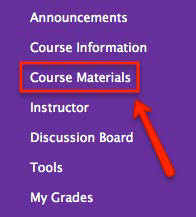 select the area in which your instructor posted the assignment