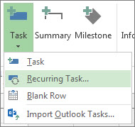 Recurring Task command image