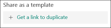 Get a link to duplicate button