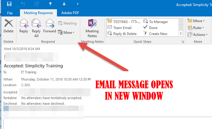 ADD A CONTACT FROM AN EMAIL MESSAGE