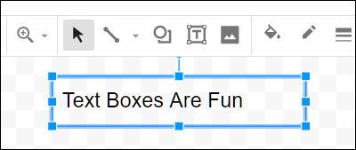 Enter some text into the empty text box