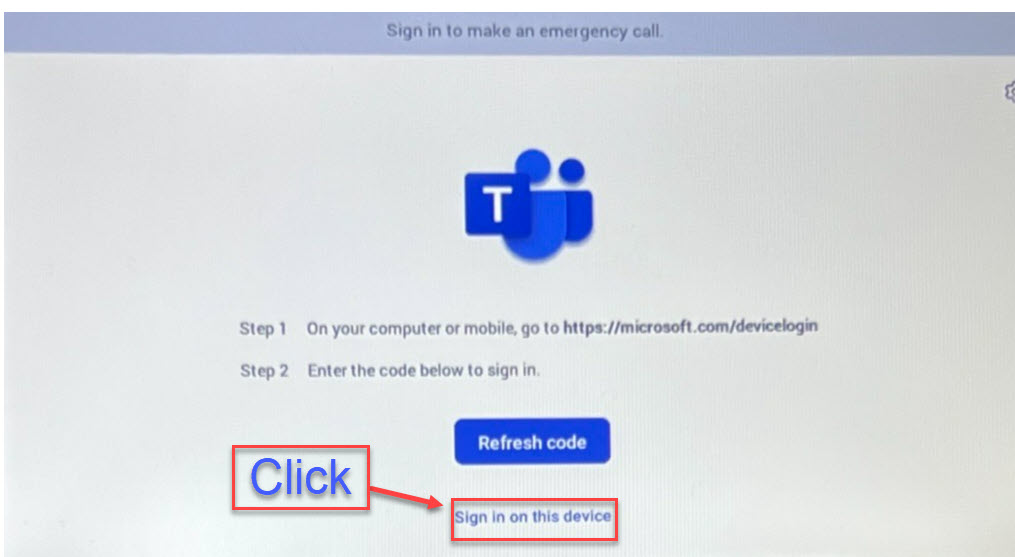How to Sign in on a device