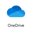 OneDrive logo in cardinal apps