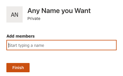 Sharepoint interface for adding members