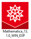 Mathematica for Windows installer icon