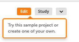 Edit button and description from StudyMate