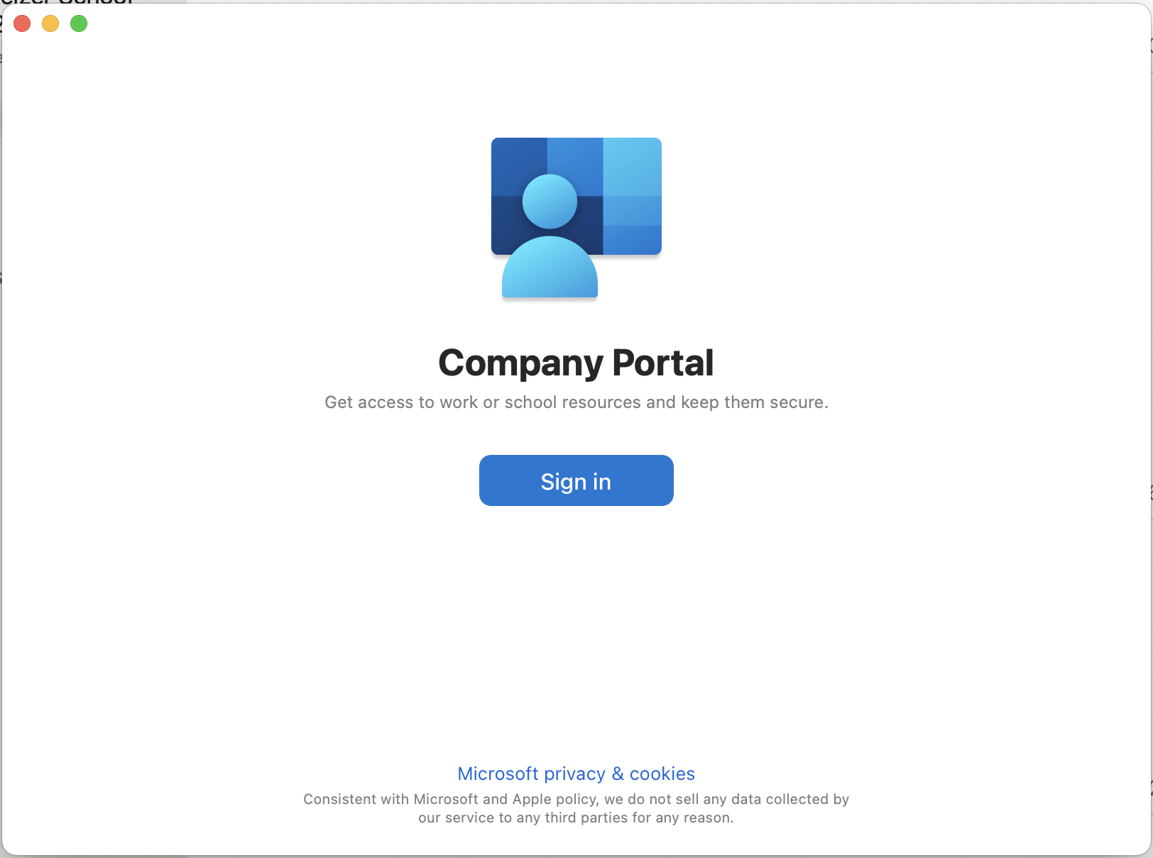The Microsoft Company Portal