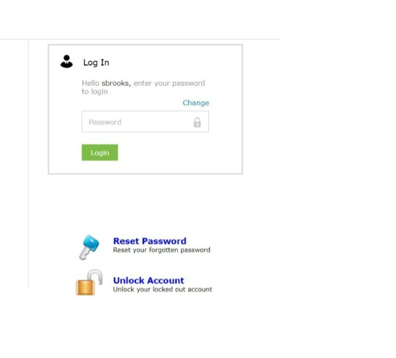 Login box now displays password criteria box. Login button on bottom.