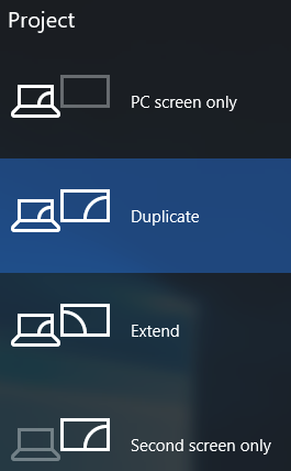 Windows 10 display settings screenshot