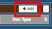 documents tab with add button highlighted.