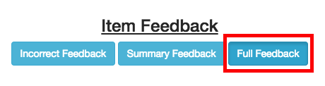 full feedback button, highlighted