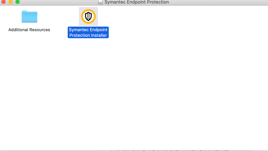 screenshot of endpoint installer