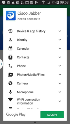 Screenshot of features