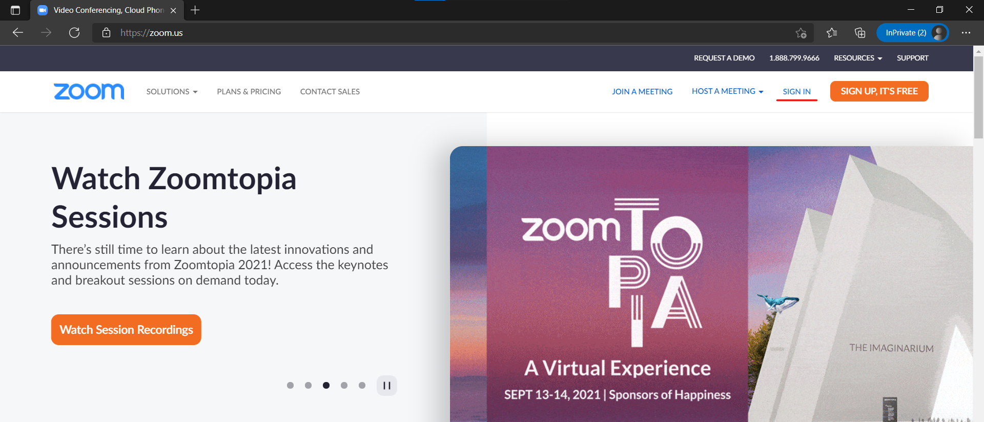 Zoom website.