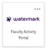 The Watermark Faculty Activity Portal application on the myStevens landing page.