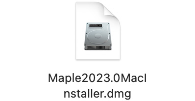 Maple2023.0MacInstaller disk image