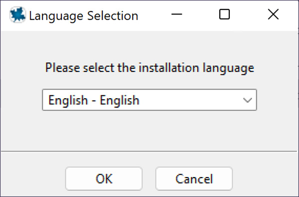 Installation language