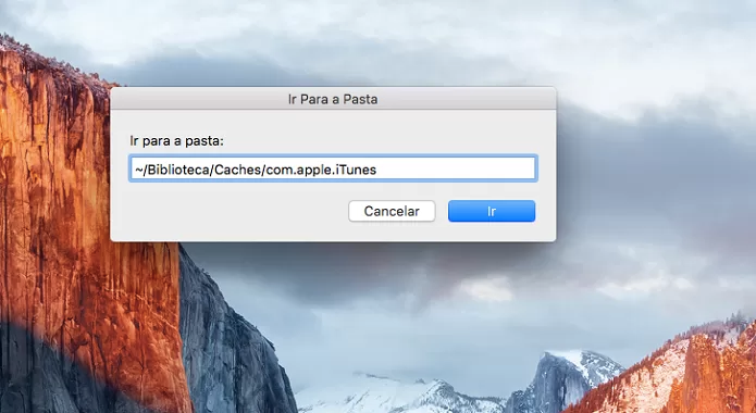 Acessando o cache do Apple Music no Mac (Foto: Felipe Alencar/TechTudo)
