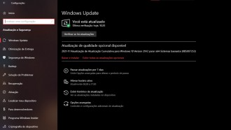 Captura de tela da atualização opcional KB5007253 do Windows 10 versão 21H2. Fonte: Vitor Valeri