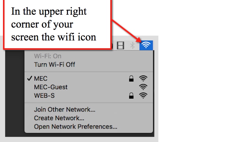 Mac users:how to sign-in to MEC wifi 1