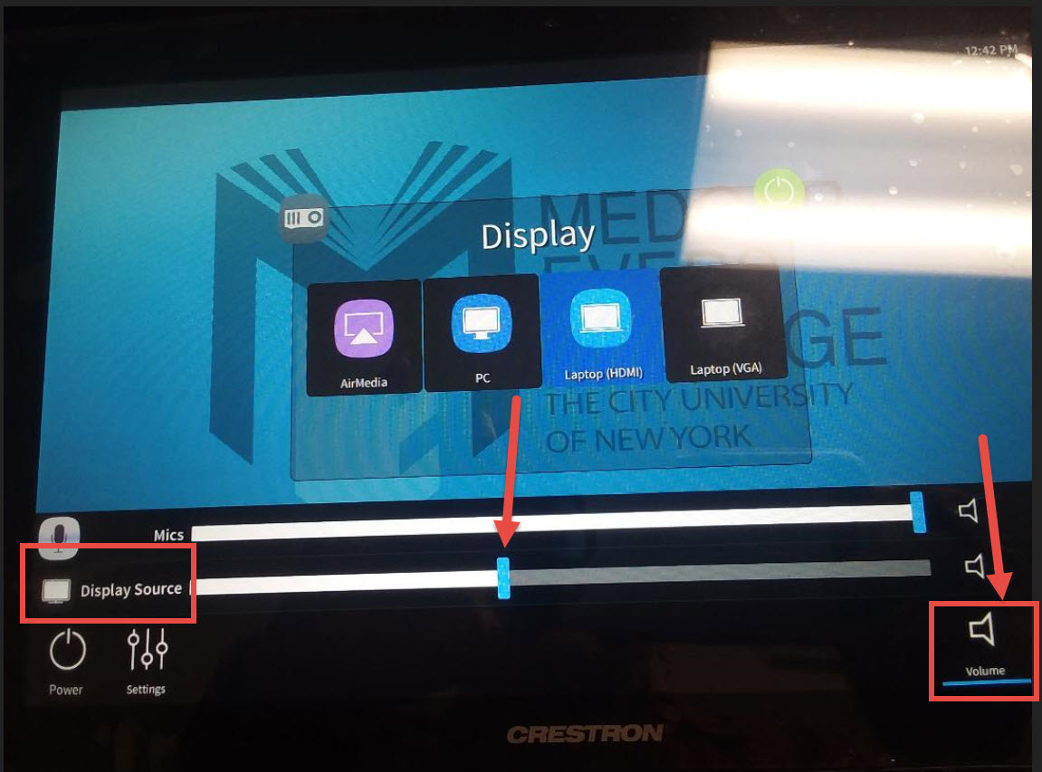 Crestron Touch Panel 9