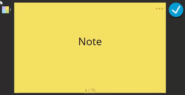 Colored Note