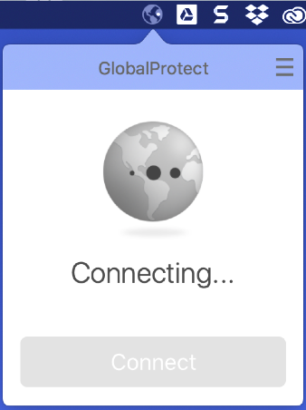 Figure 4: GlobalProtect Connecting