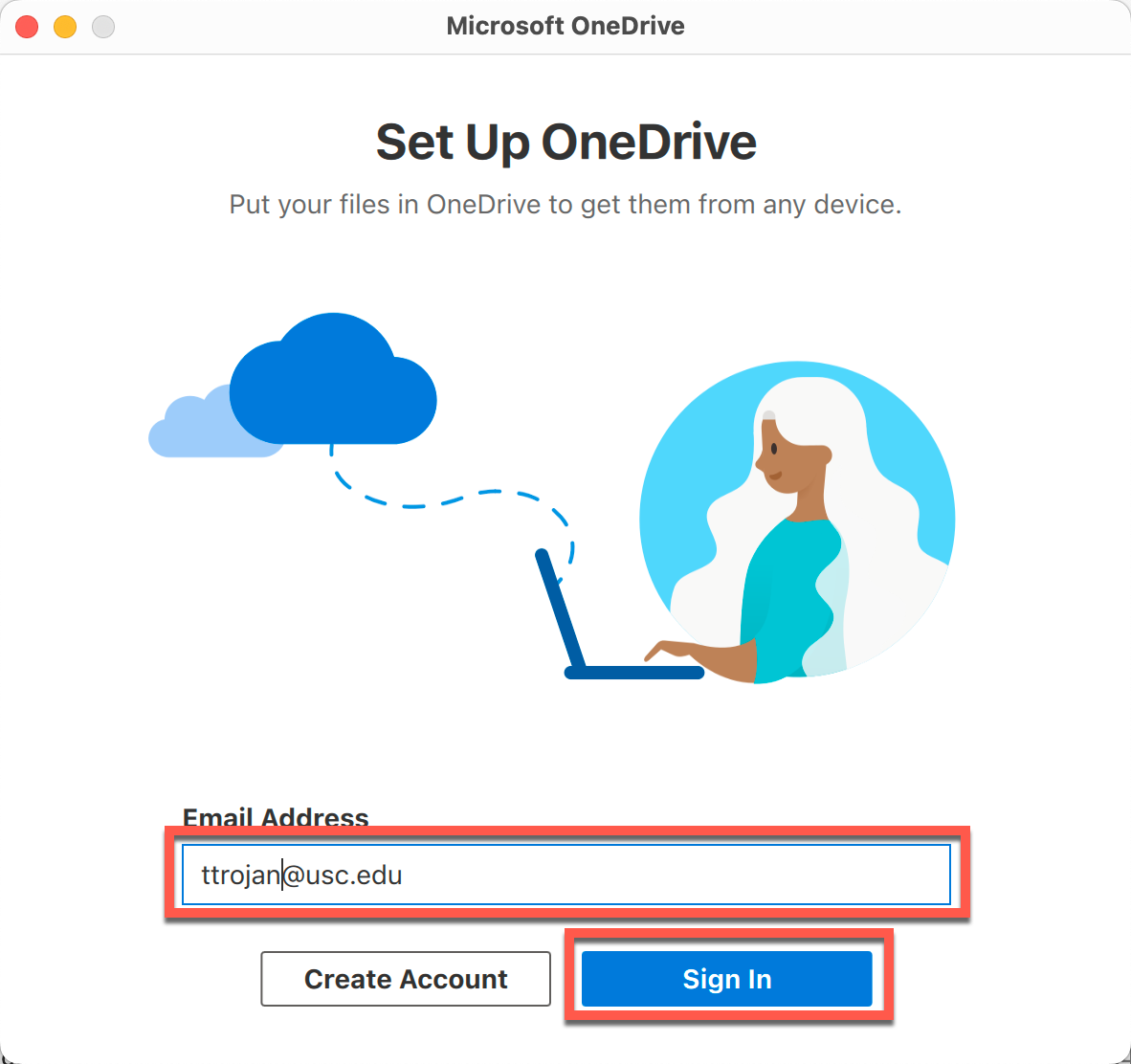 Mac - OneDrive - Sign In